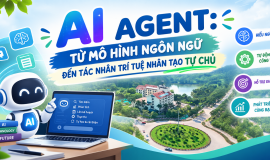 VNU-LIC tăng cường năng lực số dành cho sinh viên ĐHQGHN: AI AGENT: TỪ MÔ HÌNH NGÔN NGỮ ĐẾN TÁC NHÂN TRÍ TUỆ NHÂN TẠO TỰ CHỦ
